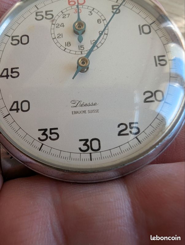 Gousette Chronomètre DUC - Montre De Poche Vintage, Occasion, Marque Et Département Variés