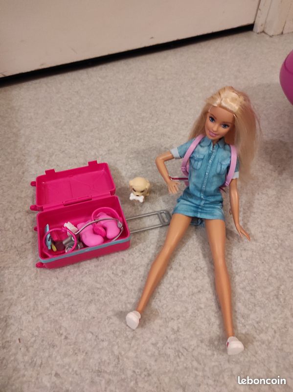 Avion Barbie + Barbie pilote + Ken stewart + Barbie voyage (image 4)