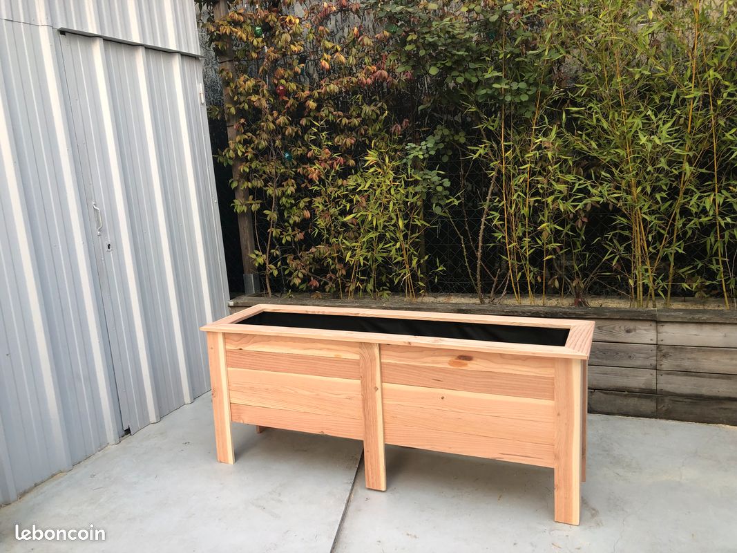 Jardinière / pot / bac à fleurs en bois (image 5)