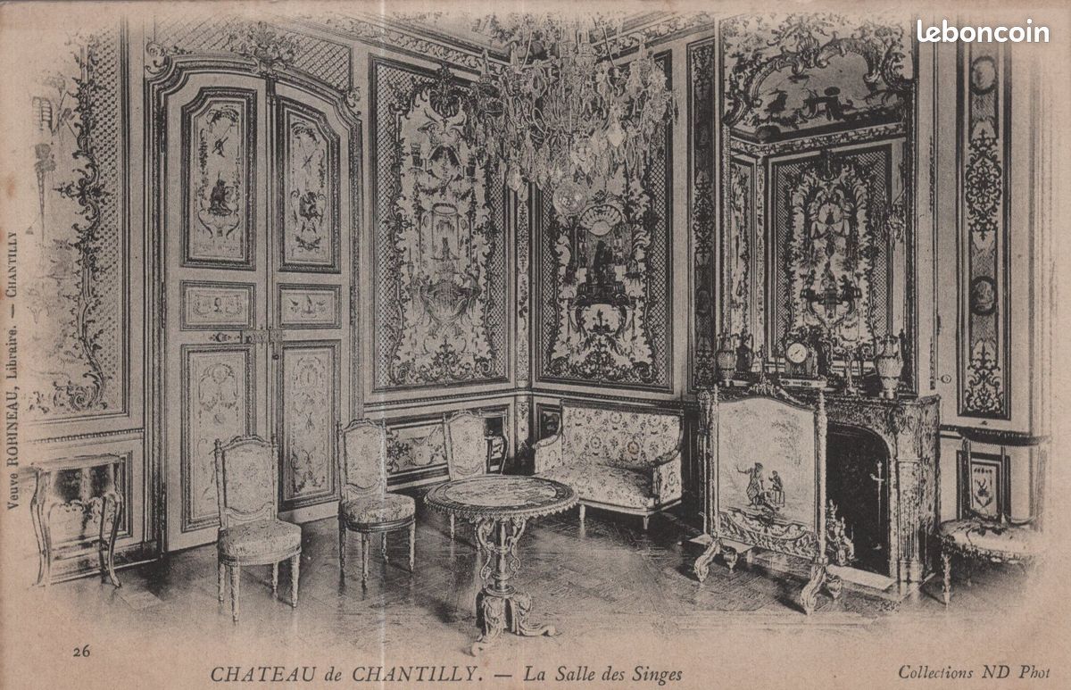 60 - Département de l'OISE - CARTE POSTALE ANCIENNE CPA du CHATEAU de CHANTILLY (réf.260 HE) (image 1)