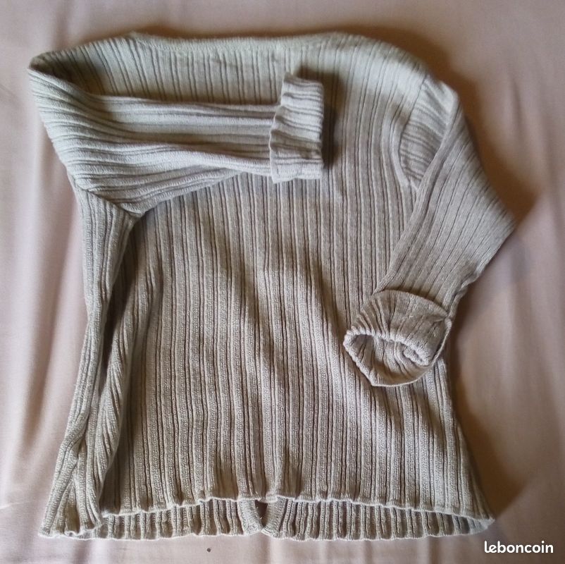 Petit gilets beige taille 38-M (image 3)