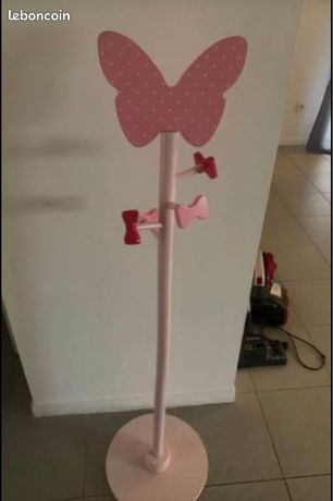 Porte Manteau Pour Enfant Motif Papillon Rose Hauteur 140cm Ape06017 à Prix  Carrefour