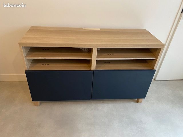 Meuble tv bois clair (image 1)