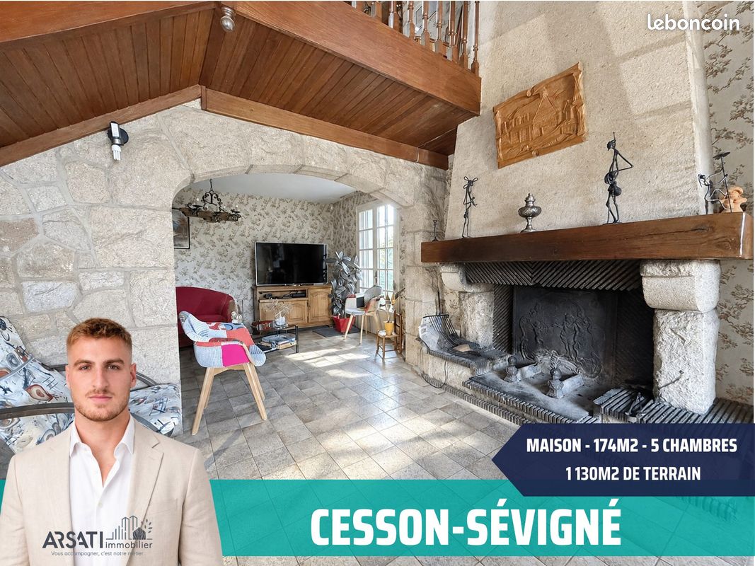 Maison 6 pièces 174 m² · à Cesson-Sévigné · 174 m² · 588 000 €