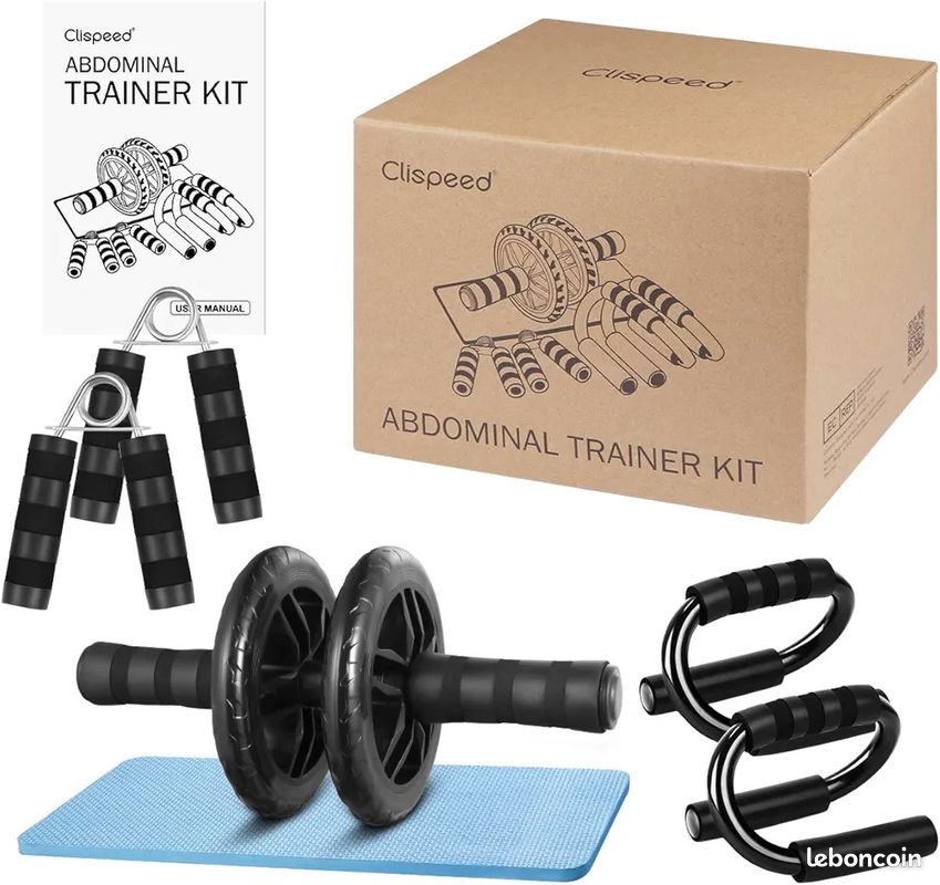 Roue abdominale de musculation, équipement de gymn... - Grandado