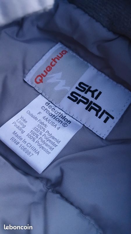 Lot combinaison de ski+4 sous pulls+ 2 paires de moufles (image 11)