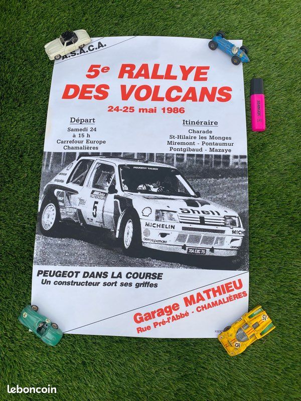 Affiche Originale 67e Rallye Monte-Carlo 1999 – 40x60 Cm – Très Bon état