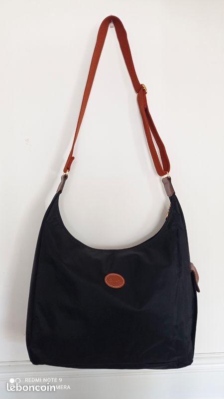 Hobo Bag Bagagerie Longchamp Sac Besace Longchamp Le Pliage Noir