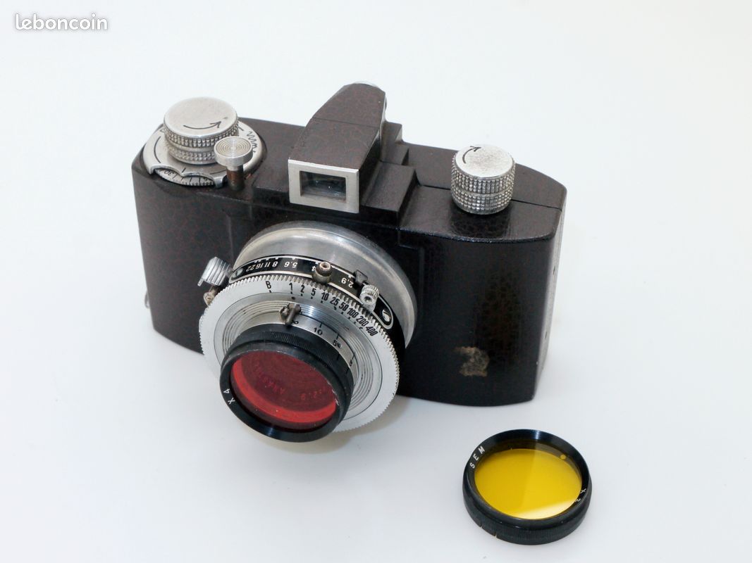 Appareil Photo Pliant En Bois Vers 1900 - Rodenstock Double Anastigmat 6,8/24 Cm