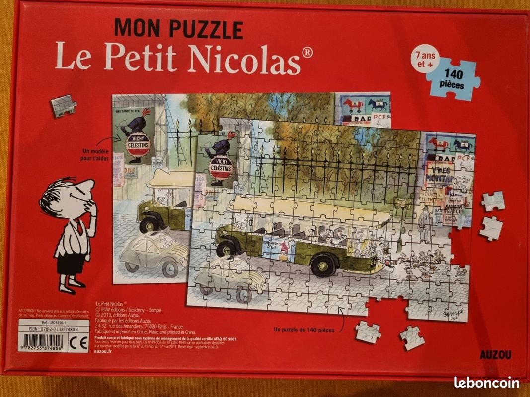 Puzzle le petit Nicolas 140 pièces (image 1)