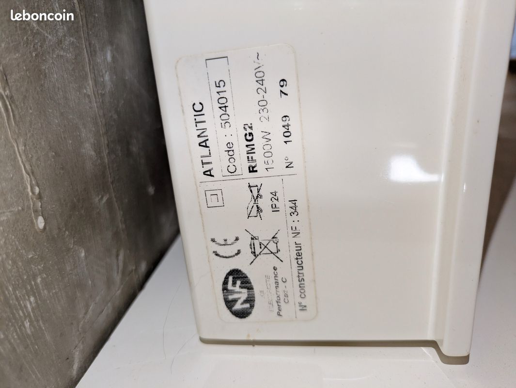 Radiateur atlantic 1500w (image 2)