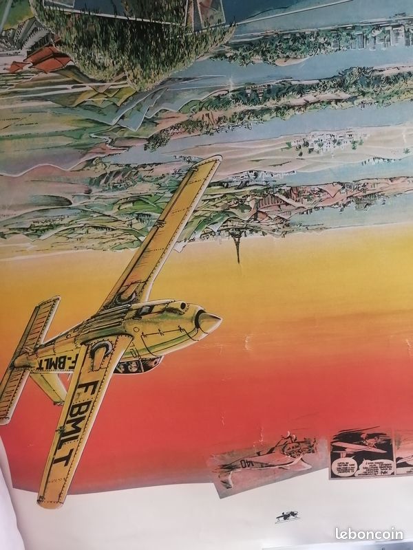 Lithographie grand modele paris/pekin daniel Authouart d'occasion (image 1)