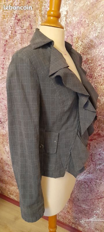 Veste Noire Eva Kayan Neuve Avec étiquettes - Taille 42, étiquetée 239€ - Style élégant