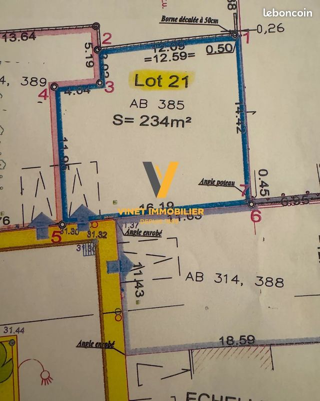 Terrain 234 m² · à Les Sorinières · 234 m² · 112 000 €