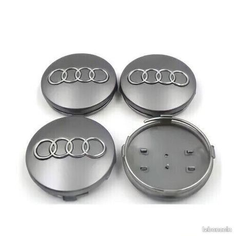 RA45 Cache Moyeu x4 pour AUDI 60mm Silver - Équipement auto