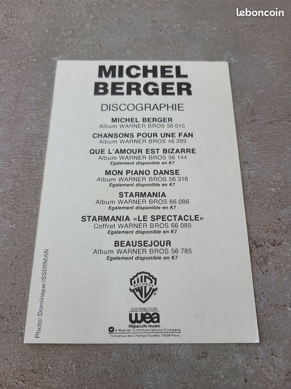 Photo et vinyle dédicacés (image 1)