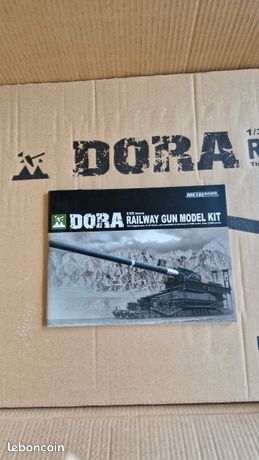 WWII GERMAN DORA SUPER HEAVY RAILWAY GUN Soar Art Workshop 35001 1/35ème maquette char promo