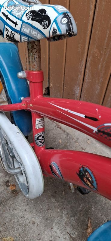 Vélo 14 pouces enfant 3-5 ans avec roues stabilisateurs et rétropédalage