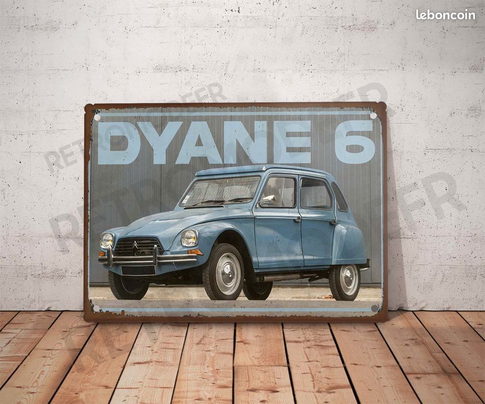 Udc Editions Du Sud Plaque Vintage Décorative Cartonnée Dyane Citroën 12x17cm Udc Editions Du Sud Plaque Vintage Décorative Cartonnée Dyane Citroën 12x17cm