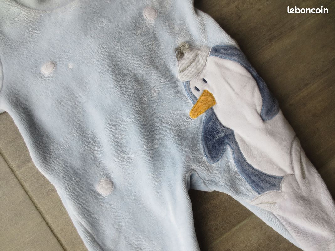 Lot de 5 pyjamas bébé 3 mois (image 9)