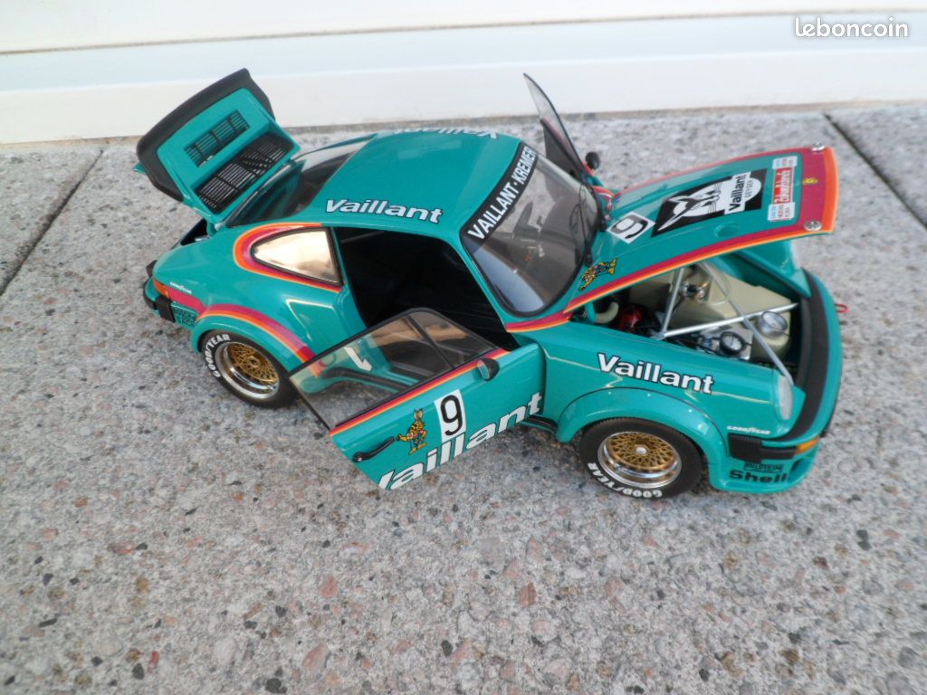 1/18........Rare Porsche 934 RSR N°9 VAILLANT.........Schuco (image 2)