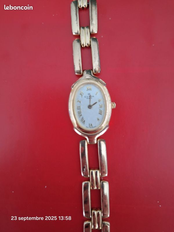 Montre dorée clyda vintage (image 2)