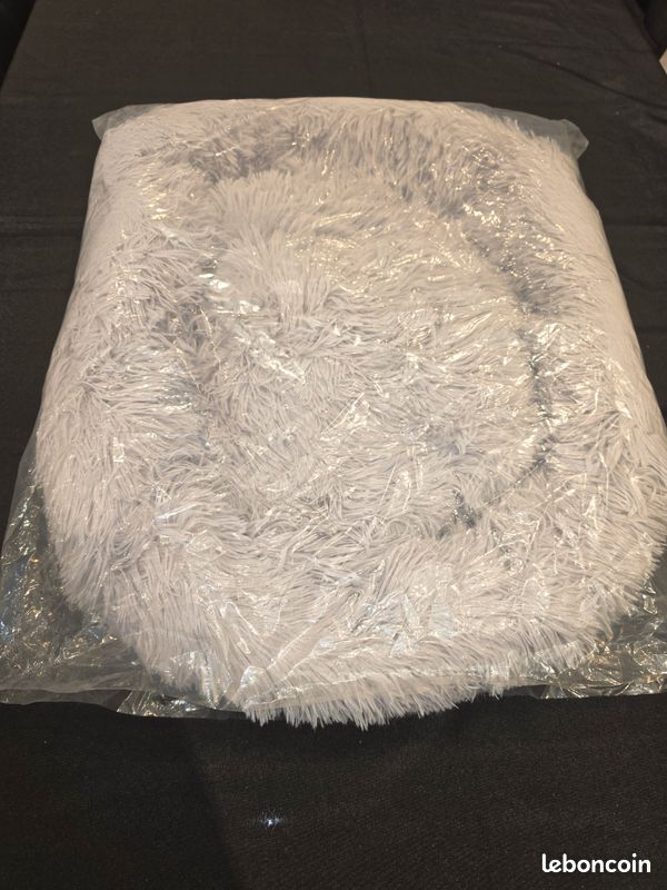 Coussin panier donut XL gris clair pour chien Neuf (image 5)