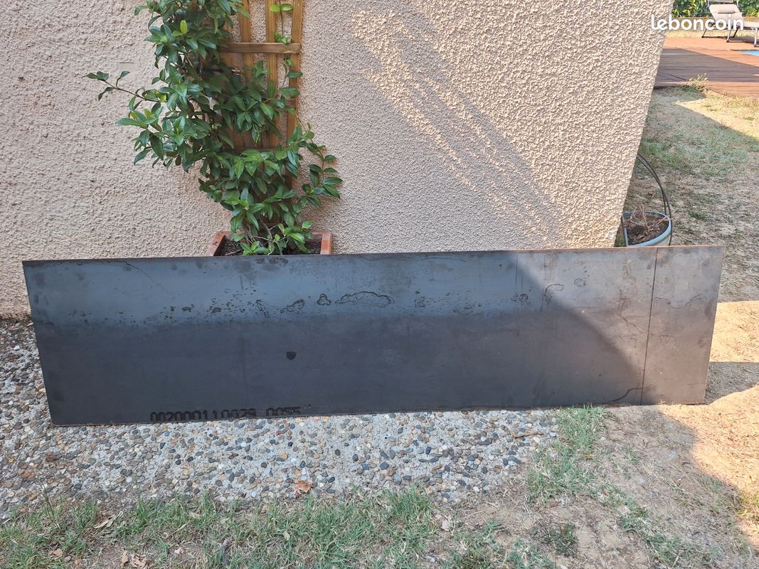 Tole acier 2000x500x5mm (image 1)