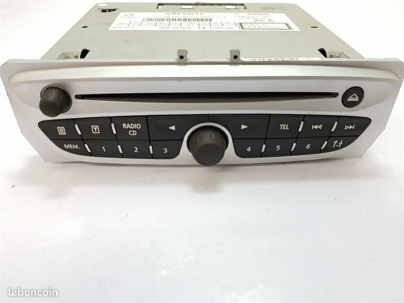 Radio Cd Bluetooth 281151461R Mégane 3 Scenic 3 Twingo 2 Équipement auto