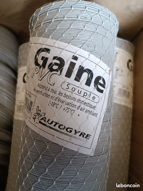 NEUF gaine VMC PVC 80mm x 6m (image 1)