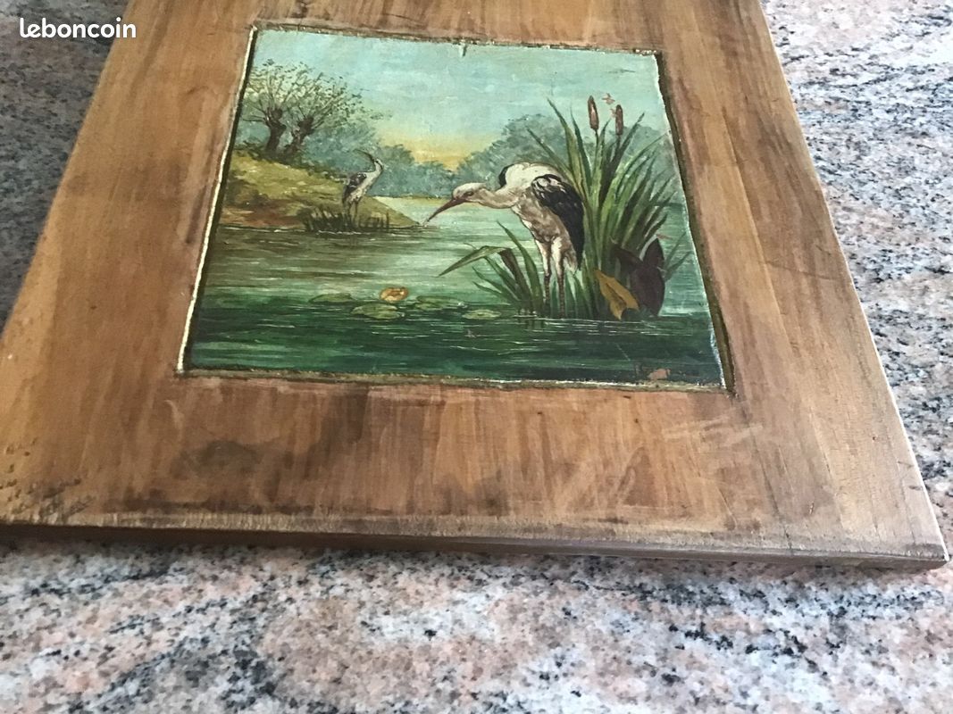 Peinture ancienne sur bois (image 2)