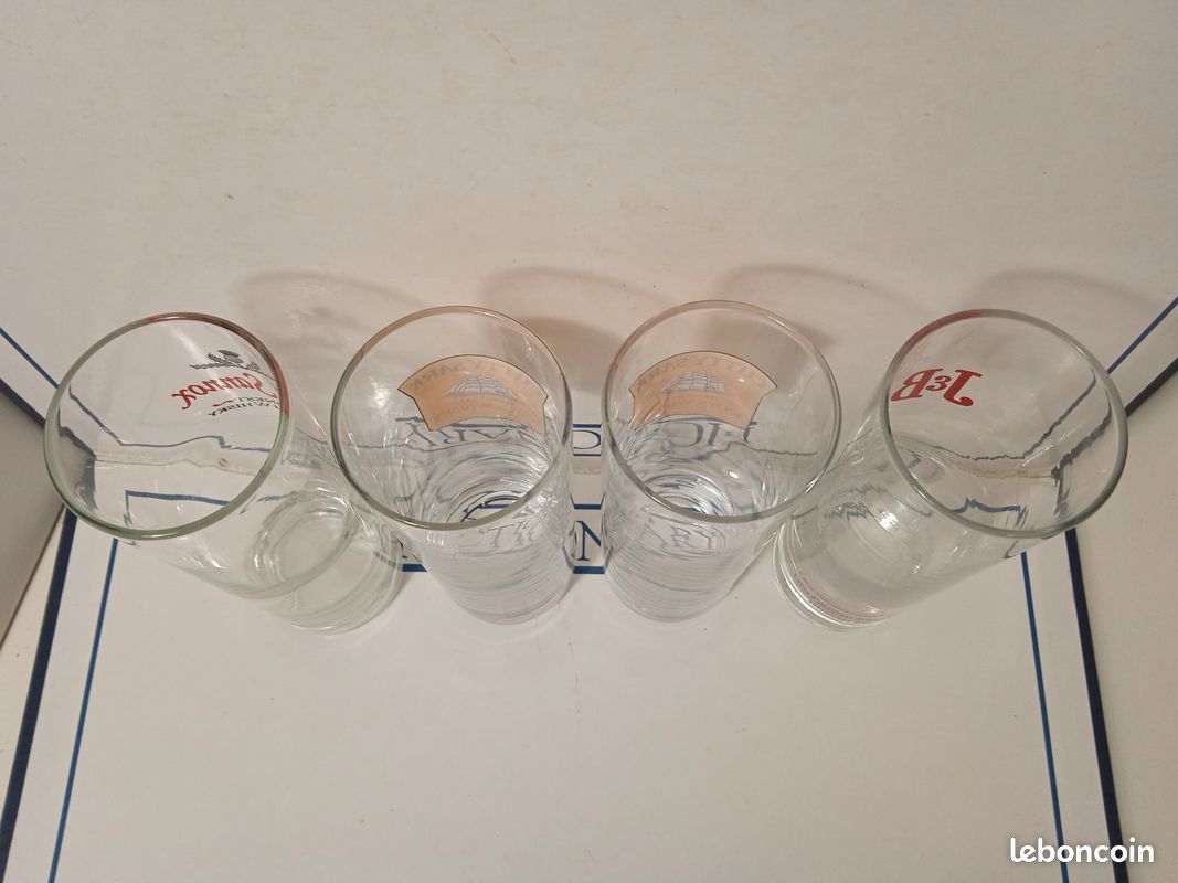 Verres Glen Sannox Transparents, Lot à Voir, Idéal Pour Whisky Ou Apéritif