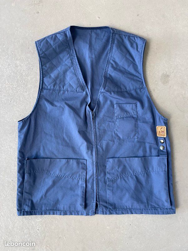 Gilet de pêche vintage lot 3 pièces Columbia + Ausable XS/S utilitaire