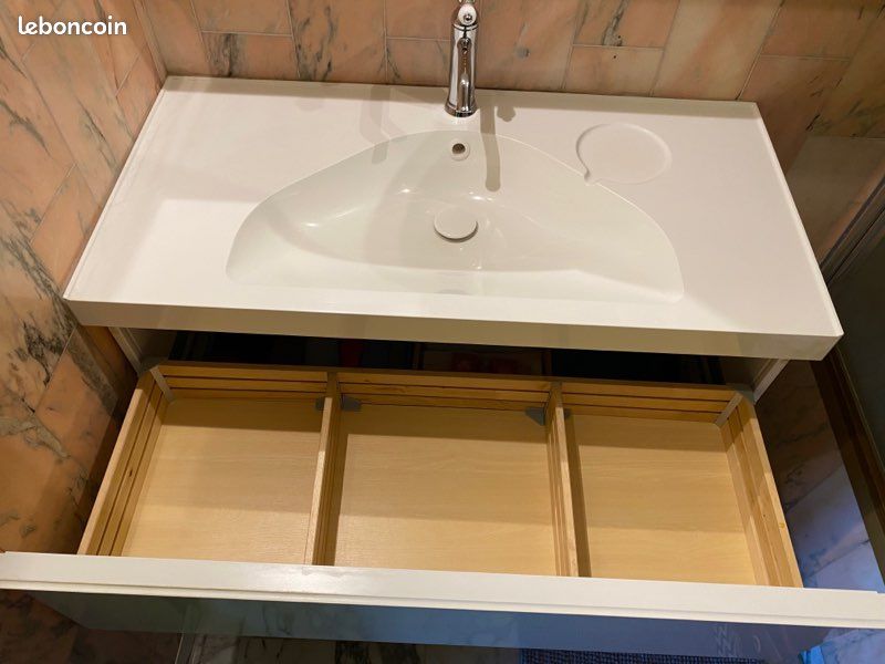 Meuble salle de bain + miroir (image 2)