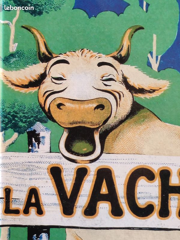 Plaque la vache qui rit marmite - Maison/Déco/Les plaques publicitaires