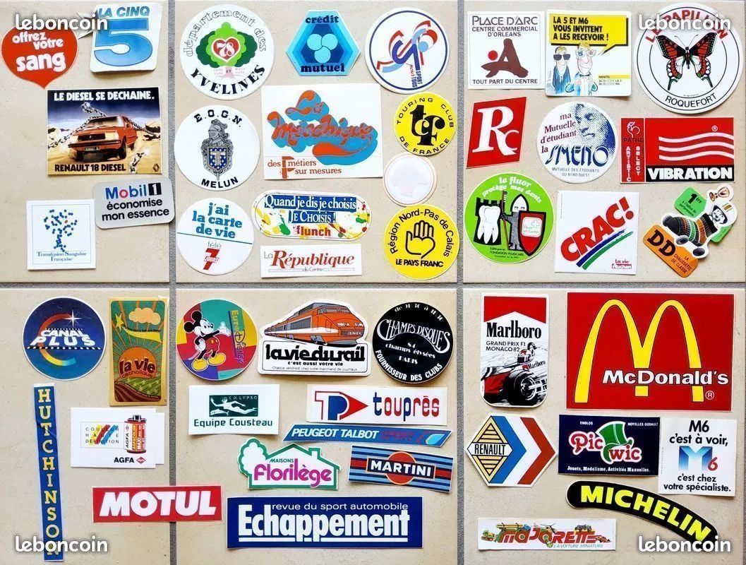 Lot De 3 Autocollant Publicitaire NAF-NAF- Rare,(1980 Lot De 3 Autocollant Publicitaire NAF-NAF- Rare,(1980