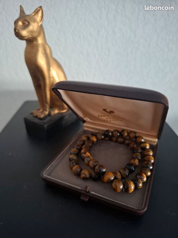Bracelets en pierre " œil de tigre " 💎 (image 1)