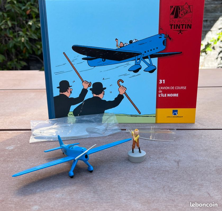 Collection Hachette - En Avion Tintin - N°031 L'Avion De Course De L'Ile Noire - Occasion