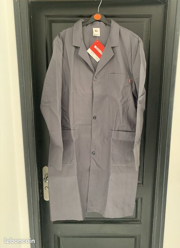 Blouse professionnelle grise neuve taille 54 (image 2)
