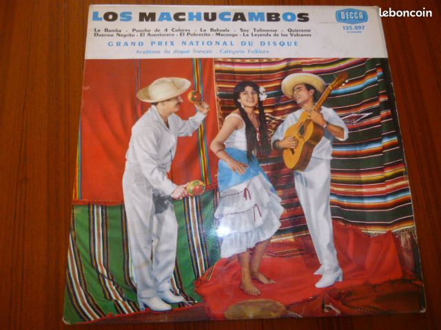 LOS MACHUCAMBOS Disque 33Tr 25 cm (image 1)