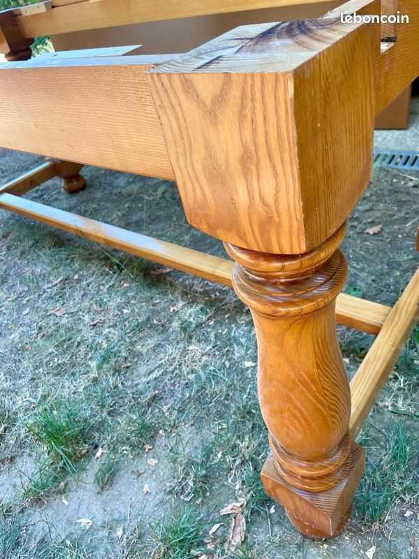 Grande table pieds chêne 2m / 3m x 1m (image 7)