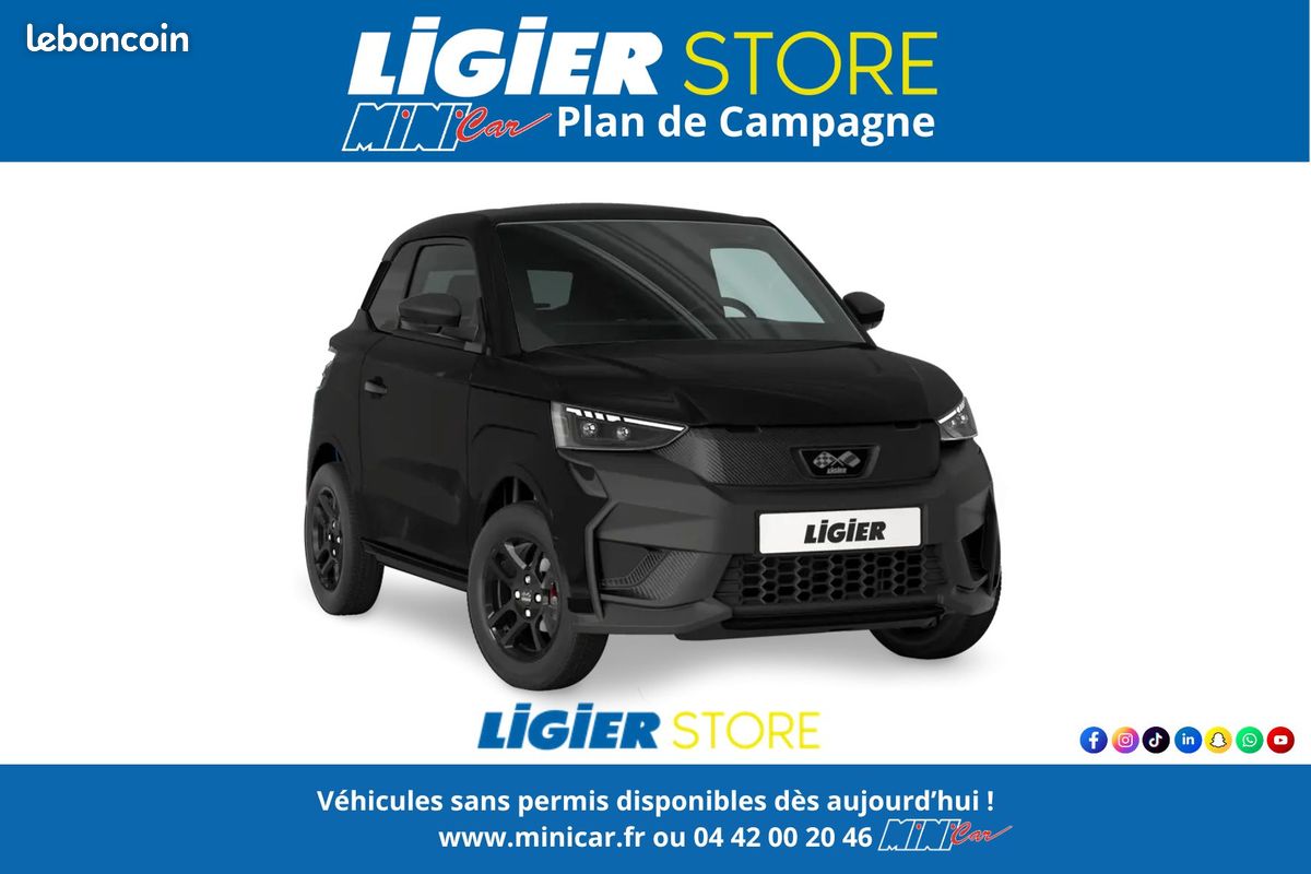 Voiture sans permis LIGIER JS50 Select Diesel Neuf (image 2)