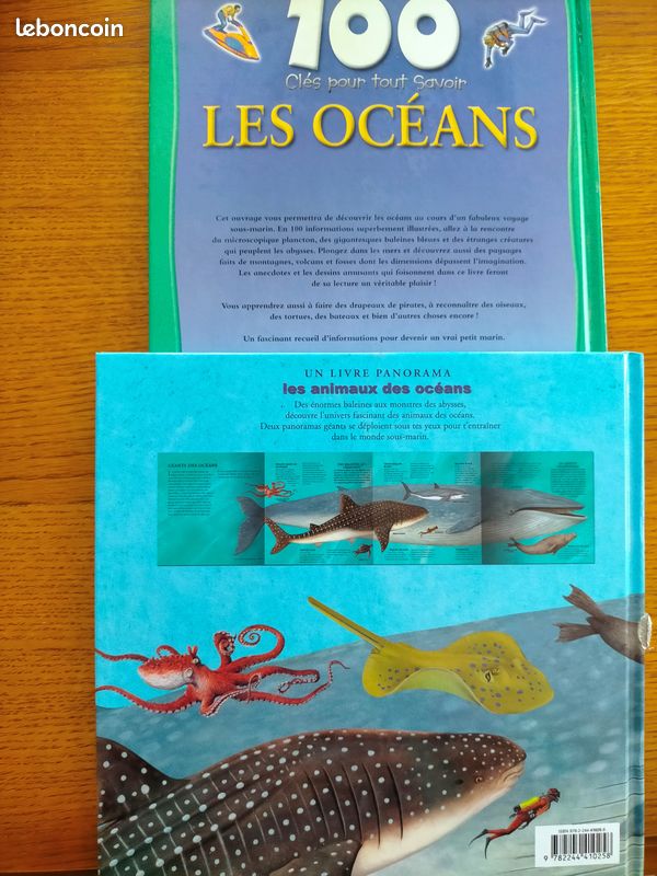 Lot de deux livres enfant sur milieu océanique (image 2)
