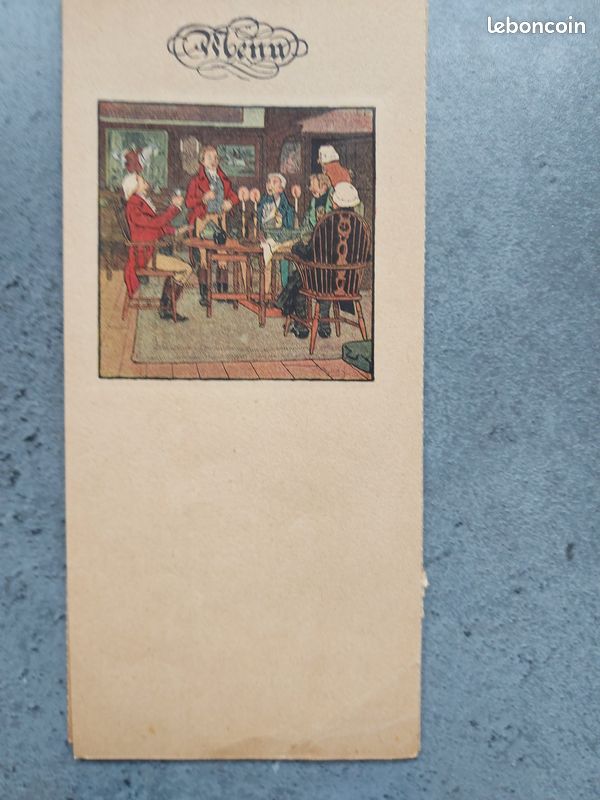 Lot de 12 ancien menus vierge (image 7)