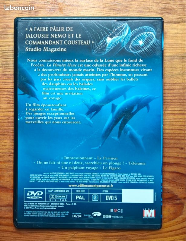 DVD film documentaire VF - La Planète Bleue - Jacques Perrin - 2003 - 7BeatsMarket (image 2)