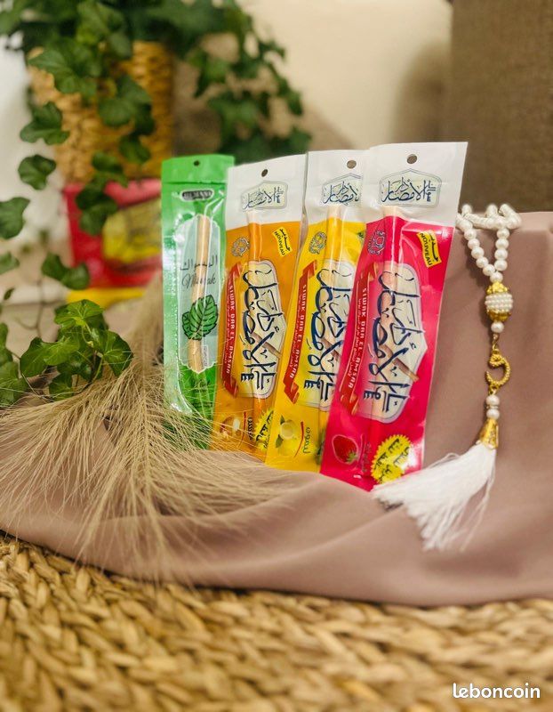 Lot De 4 Bâtons De Siwak – Saveurs Miel, Menthe, Fraise & Nature – Qualité Supérieure