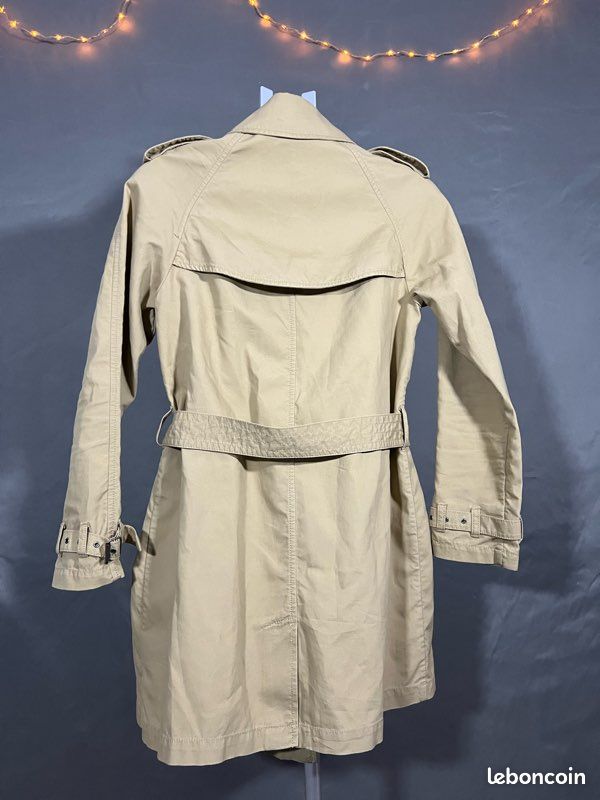 🧥 Trench coat vintage Ralph Lauren – Beige – Taille S (image 13)