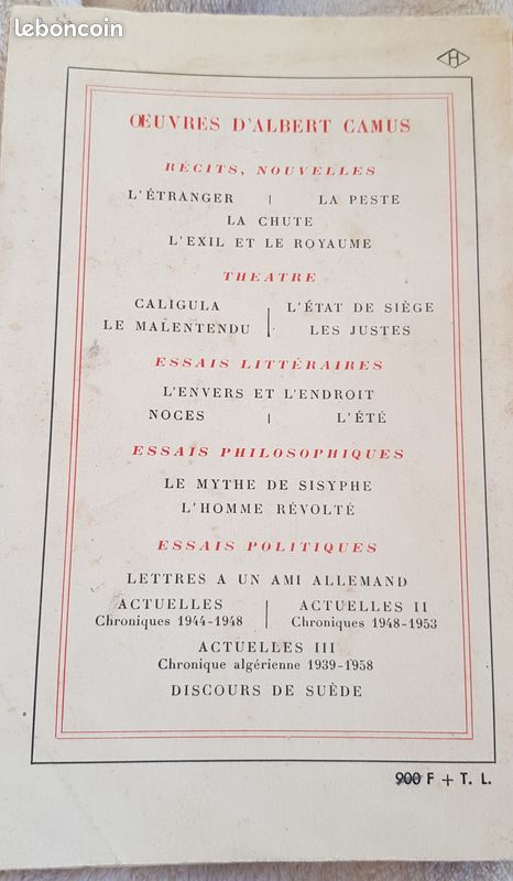 Parution - L'Homme révolté, cinquante ans après, Revue des Lettres
