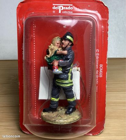 Lot De 8 Soldats Pompiers Del Prado – échelle 1:22,5 (75mm) – Neufs