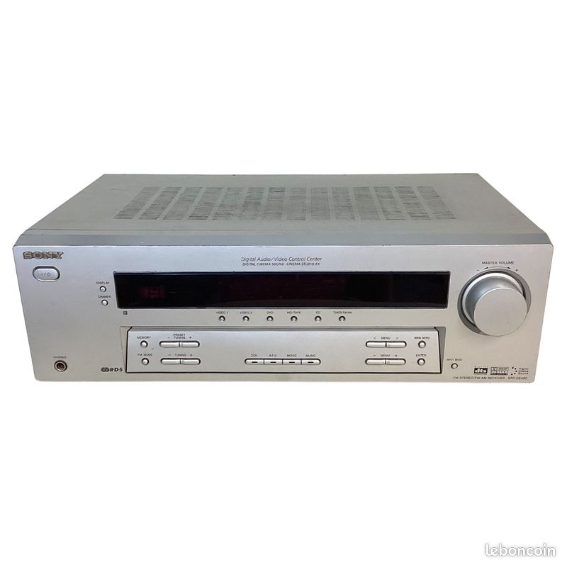 Ampli Home Cinéma Sony STR-DE495P – 5.1 Canaux – 500W – Argenté – Ouvert Jamais Utilisé